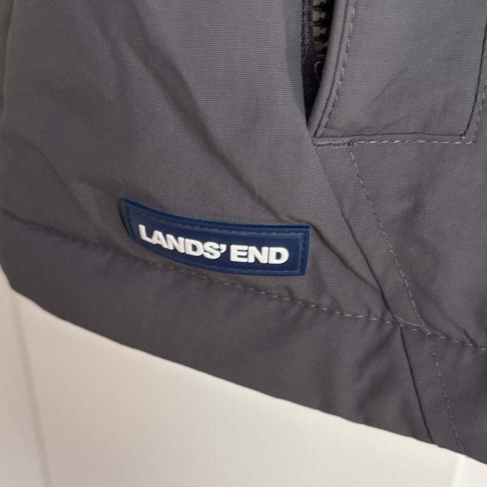 Lands' End Men's Dark‎ Gray Performance Jacket - Picture 6 of 8